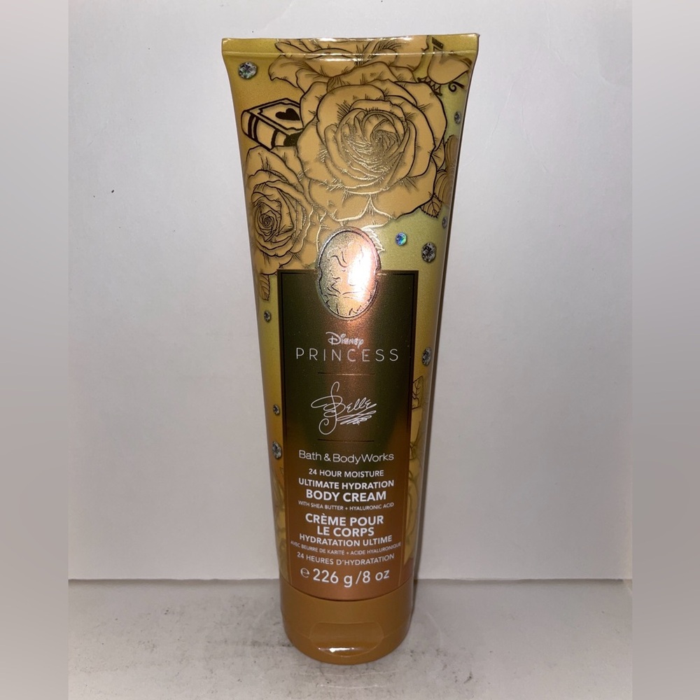 Bath & Body Works Disney Princess Belle Body Cream 8oz Discontinued New